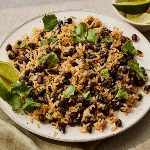 Black beans and rice