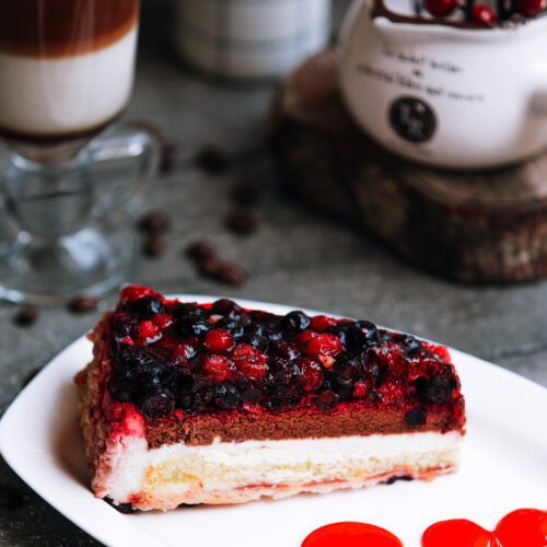 Chocolate cherry cake