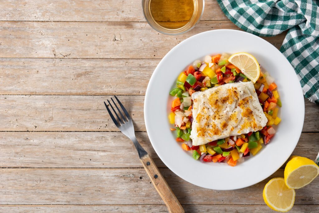 Baked cod