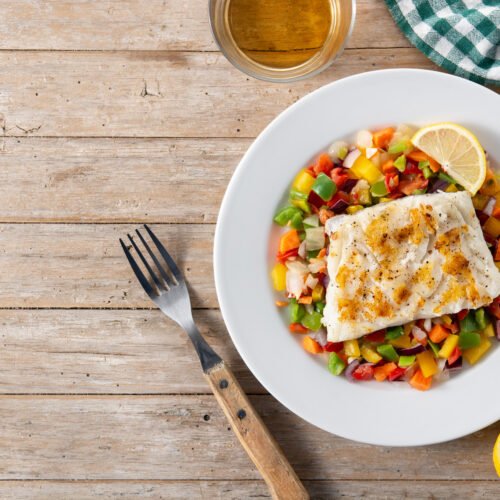 Baked cod
