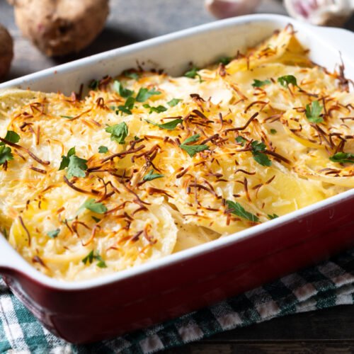 Sweet potato gratin