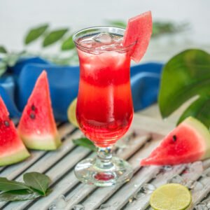 Watermelon martinis